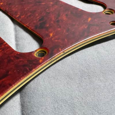 1963 - 1971 Fender Stratocaster Vintage Pickguard Celluloid Nitrate '64 65 Tortoise 67 68 USA image 4