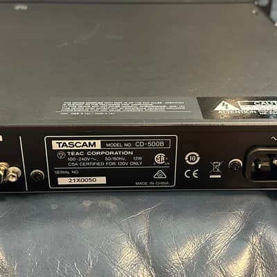 TASCAM CD-500B CD Player 2020’s - Black image 6
