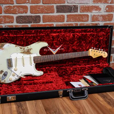 Fender Custom Shop 30th Anniversary 1960 Stratocaster Heavy Relic #56 Summer Event Limited Edition Super Faded Aged Sonic Blue 2017 w/OHSC image 2
