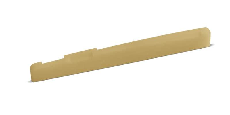 72 x 9 x 3.2 mm Bone Saddle – Fits Some Breedlove® Organic, Solo, Pursuit, or Discovery Series - Unbleached image 1
