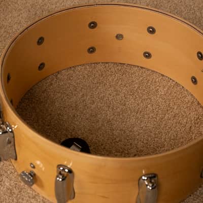 1990s Slingland Artist Custom Natural Maple Drum Set 14x20 8x12 14x14 and 5x14 image 17
