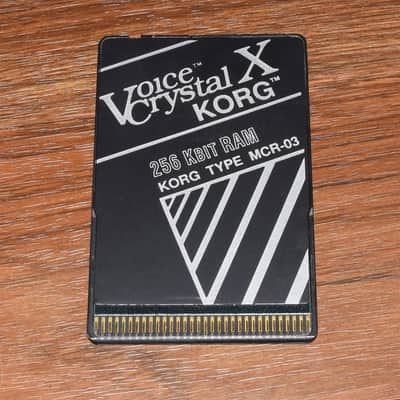 Korg Voice Crystal X M1 Wavestation Memory Card RAM MCR-03