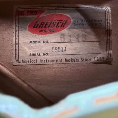 Gretsch 6118 Double Anniversary 1960 - 1971 - 2-Tone Smoked Green image 19