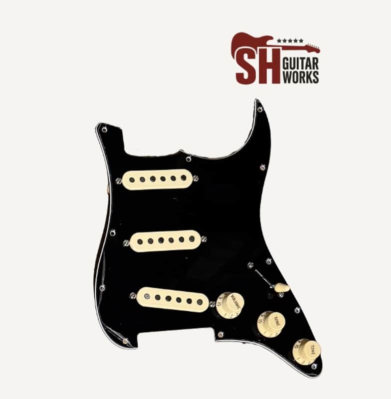 SHG5014 Hot Modern Noiseless Loaded Stratocaster Pickguard USA Spec Wiring image 1