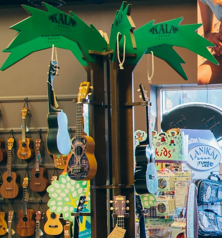 Kala Ukulele Palm Tree Retail Display- Rare! image 1