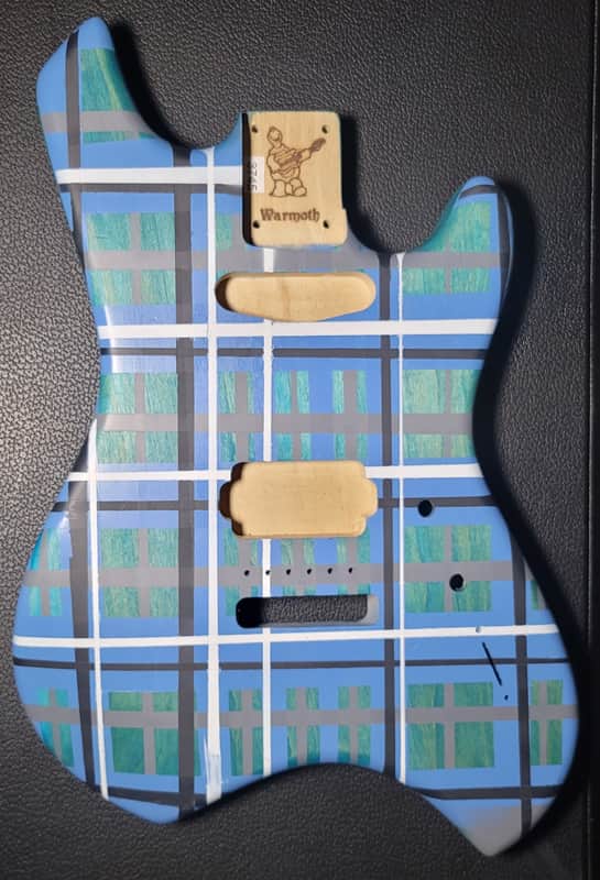 Warmoth USA Custom Electric Guitar Body Satin, 6 String *Custom Paintjob Bild 1