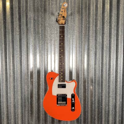 Reverend Charger Cleancut Feisty Red Railhammer Guitar #69916 image 2