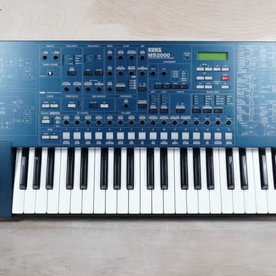 Korg MS2000 2000s Blue For Parts or Repair image 8
