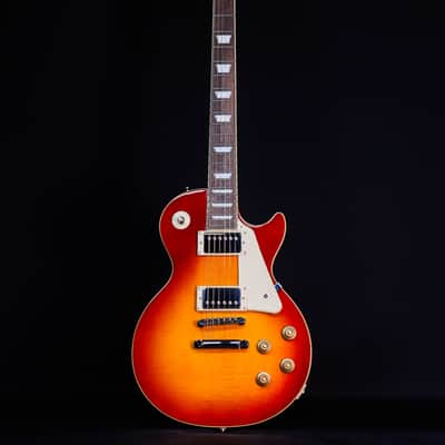Epiphone Les Paul Standard 50s Figured Top, Washed Cherry Sunburst (Premium Gig Bag Included) image 5