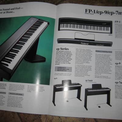 Roland Keyboard Catalog Vol. 2 Synthesizers and Keyboards From 1999 image 9