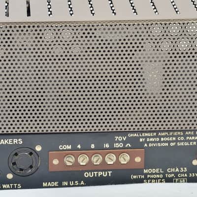 Bogen Challenger CHA33 1963- great guitar amp projects image 11
