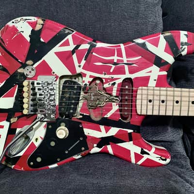 ‘83 FRANKY / FRANKENSTRAT LCG BEAK NECK TRIBUTE GUITAR - 2 WORKING PARIAH PICKUPS, EVH HS CASE/STRAP image 3