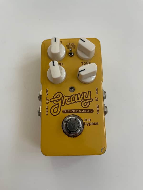TC Electronic Gravy Tri Chorus & Vibrato Stereo Rare Guitar Effect Pedal image 1