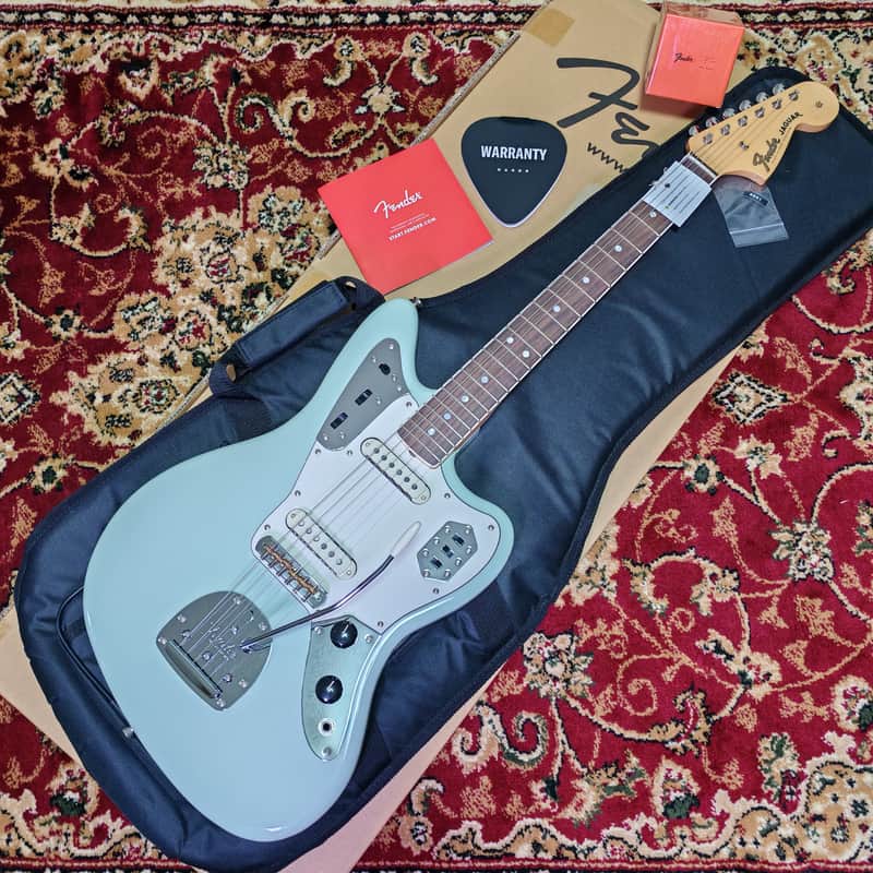 *NEW IN BOX* 2026 Fender Japan Moeka Shiotsuka Jaguar moni 羊文学 (Hitsujibungaku) Limited Edition with Exclusive Strap - Aged Sonic Blue MIJ JD26 image 1