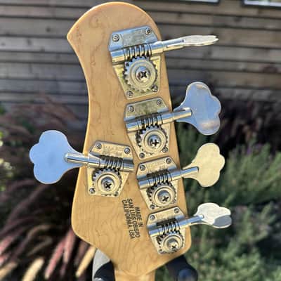 Ernie Ball Music Man 1989 5-H StingRay 5 5-String Bass w/ Original Case - Rare Color Blue Burst (Pre-Owned) image 5