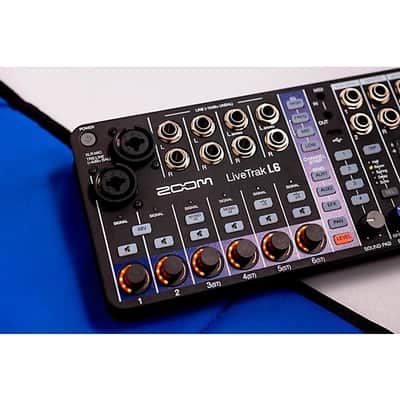 Zoom LiveTrak L-6 10-Channel Mixer & Recorder New - BLACK image 8