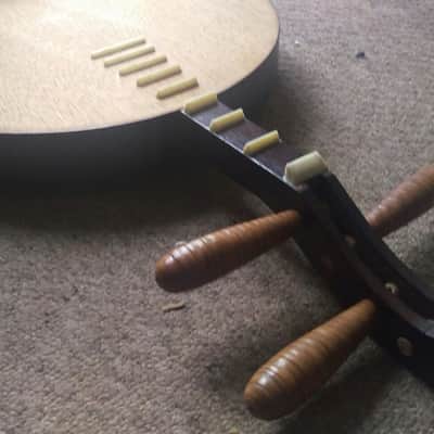 Antique Chinese Yueqin Moon Guitar Ruan Collectable Handcrafted image 1