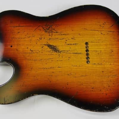 MJT Official Custom Order Vintage Aged Nitro Guitar Body by Mark Jenny VTT CUSTOM Sunburst image 7
