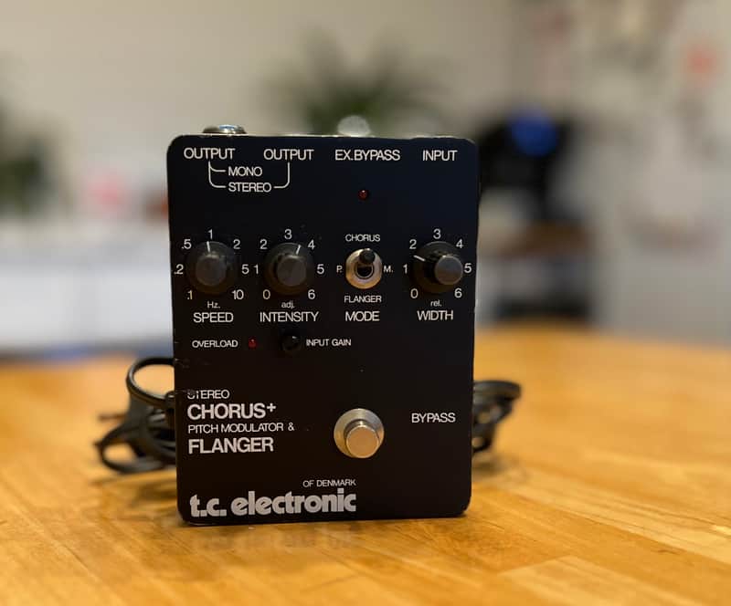 TC Electronic Stereo Chorus + Pitch Modulator & Flanger 1991 - 2016 - Black image 1