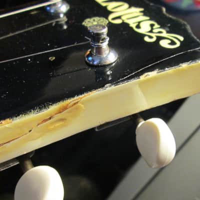 LOTUS Les Paul circa 70s/80s White finish vintage electric guitar plays and sound great image 10