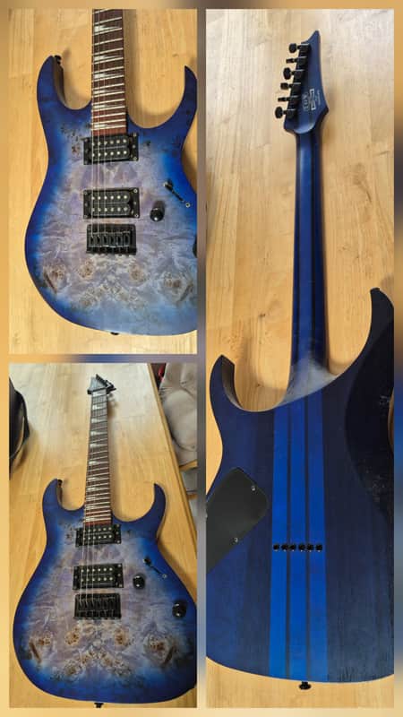 Ibanez RGRT621DPB-BLF Standard 2018 - 2020 - Blue Lagoon Burst Flat image 1