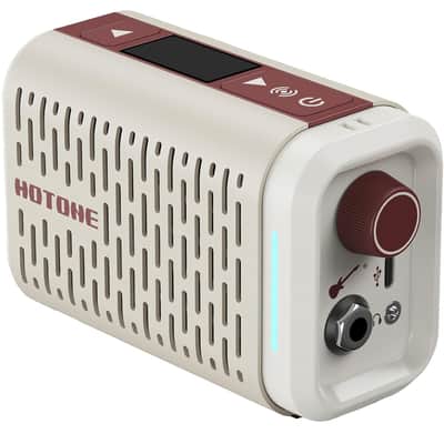 Hotone Pulze Mini AP-5WH Bluetooth Modeling Amplifier for Electric Guitar, Bass and Acoustic Instruments, White Edition image 4