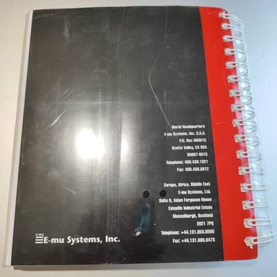 E-MU Systems Emulator Operating System V3 Software Manual 1998 image 2