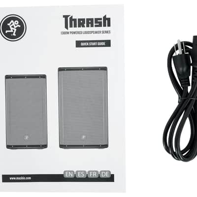 Mackie Thrash215 15” 1300W Powered Active DJ PA Speaker Thrash 215+Slip Cover image 15