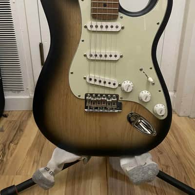 Warmoth Stratocaster - Black to Clear Burst image 3