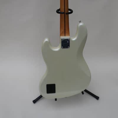New Fender Player Plus Jazz Bass with New Fender Gig Bag Olympic Pearl White image 18