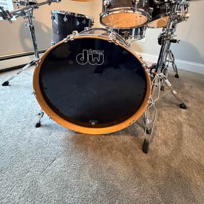 DW Performance Series Ebony Stain with hardware and cymbals image 7
