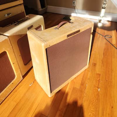 Fender Bassman 5E6 Narrow Panel 40-Watt 4x10" Guitar Combo 1955 - Tweed image 3