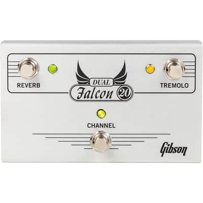 Gibson Dual Falcon 20 2x10 Combo Amplifier Cream Bronco Vinyl with Oxblood Grille image 6
