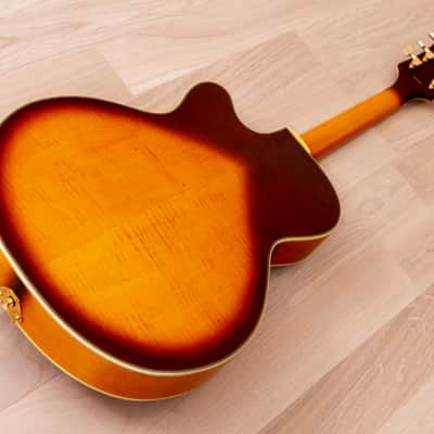 1995 Epiphone Emperor II Joe Pass Archtop Electric Guitar w/ Case, Korea Samick image 13