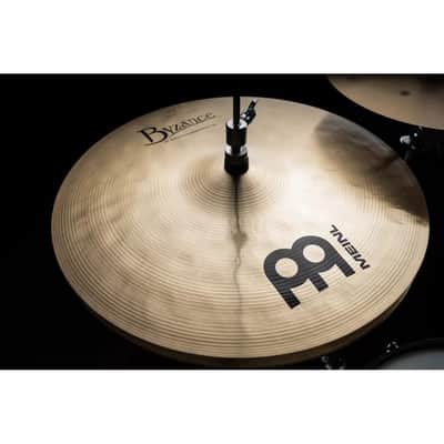 Meinl Byzance Traditional Extra Hammered Hi Hat Cymbals 15" image 6