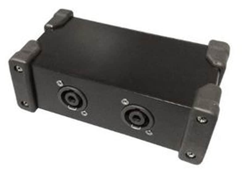 SPEAKER SPLITTER BOX NL4 CONNECTORS  PLUG 2 INTO 1 ! NEUTRIK  SPEAKON image 1
