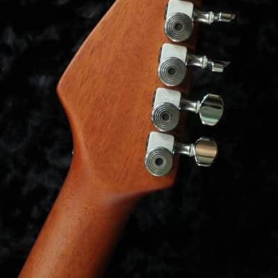 Suhr Custom Modern Mahogany Trans Blue Denim Quilt Top 2010 image 7
