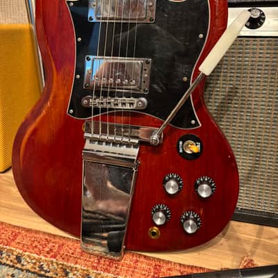 Upgraded, Modified & Distressed Gibson SG Special Faded with Rosewood Fretboard, Faded Worn Cherry w/HSC image 10