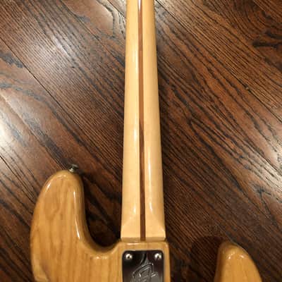 Fender Lefty Jazz Bass 1979 Natural w/ Manual & Tags image 11