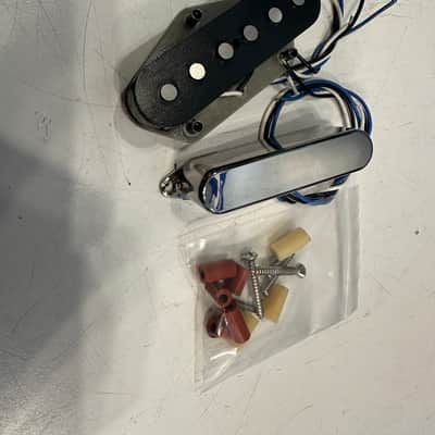 Wilde Bill Lawrence L200TL and L202TN telecaster pickup set - Chrome image 1