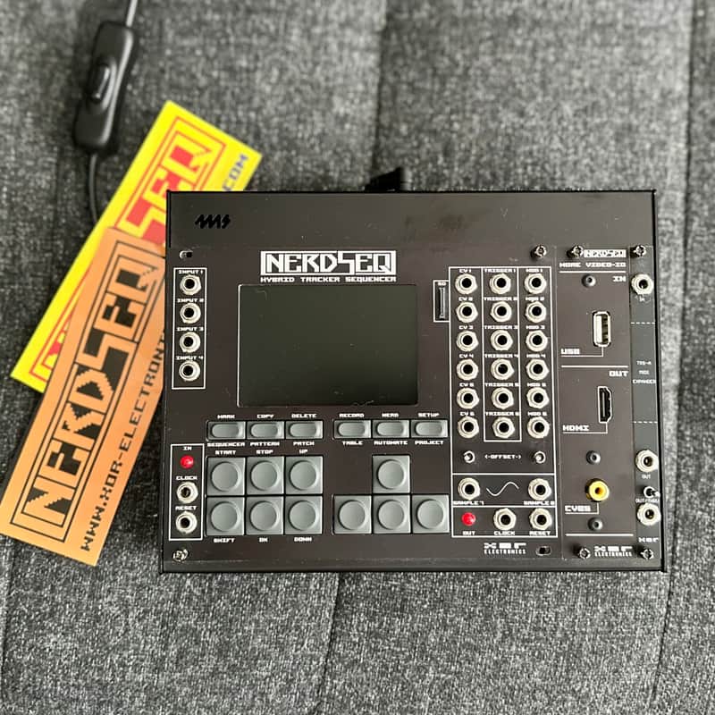 XOR Electronics NerdSeq 2022 - Black + Video IO + MIDI TRS. In case! image 1