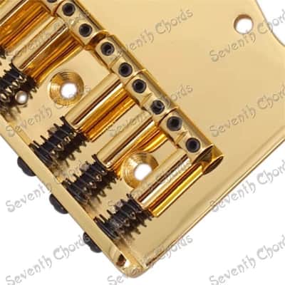 Top Load Gold Guitar Telecaster Tele Style Bridge image 3