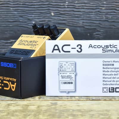 Boss AC-3 Acoustic Simulator Four Simulation Modes Built-In Reverb Effect Pedal image 9