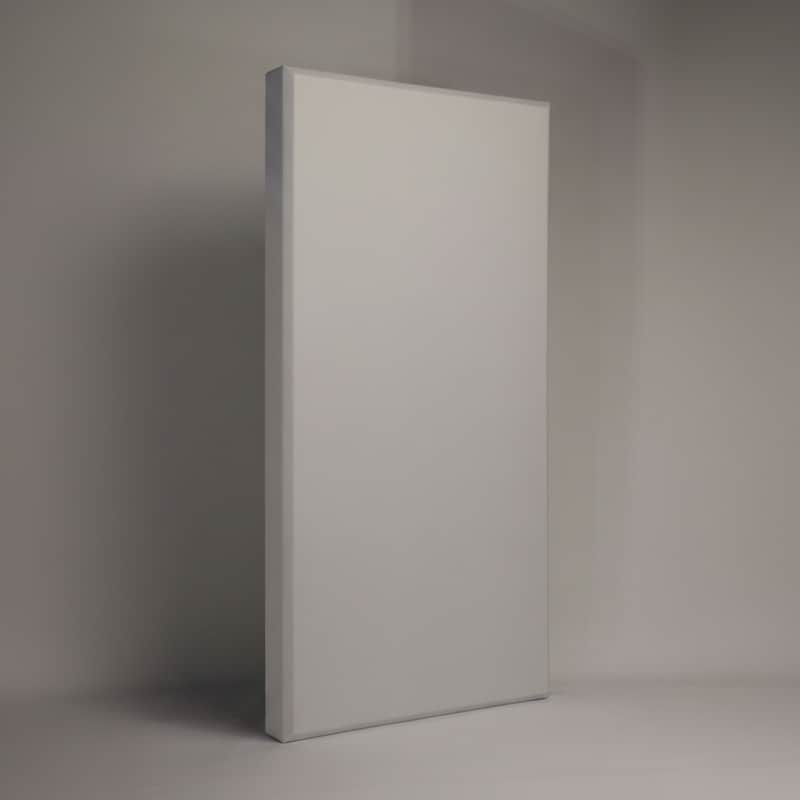 Beveled Acoustic Wall Panel | White | Professional Sound Absorbing Panel | Recording Studio, Home Studio, Mixing Room, Podcast Studio, Home Theater, Listening Room, Broadcast Studio, Streaming Room, Office & Vocal Booth | Made in USA image 1