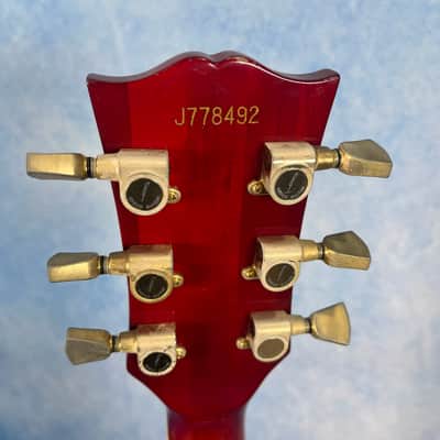 Greco EG-500 Custom Cherry Sunburst Made in Japan, MIJ image 14