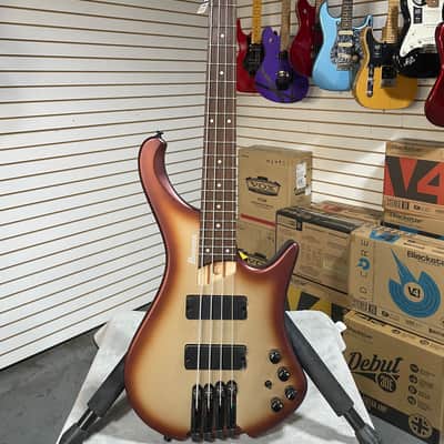 Ibanez Bass Workshop EHB600 Electric Bass Guitar - Charred Champagne Burst Matte & PLEK*D #358 image 5