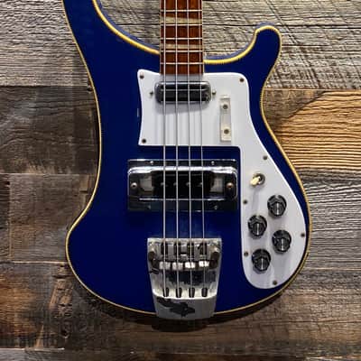Rickenbacker 4001 (owned by Tommy Stinson) 1972 Midnight Blue image 1