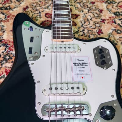 *NEW IN BOX* 2026 Fender Japan Traditional II Late '60s Jaguar Black with Matching Headstock, MIJ JD26 image 14