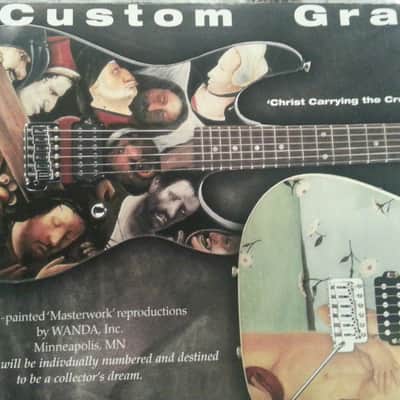 Schecter USA Masterworks #2 NOS 1997 "Christ Carrying the Cross" custom graphic image 24