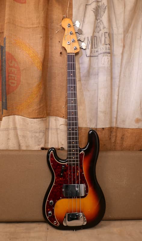 Fender Precision Bass Lefty 1960 Sunburst image 1